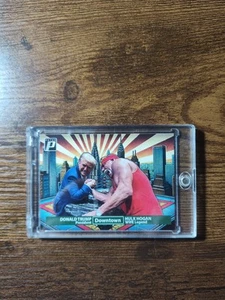 Custom Donald Trump/Hulk Hogan Downtown 1/1 Card W/Mag - Picture 1 of 2