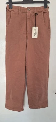 Pantalón ancho italiano Please. color tabaco nuevo talla x-pequeño mujer  Foto 1 de 4