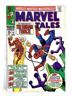 Marvel Tales #16 (Marvel Comics septiembre 1968) 8,0 (crudo) excelente estado Foto 1 de 3