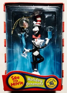 Vintage 2003 Kurt S. Adler Dr. Seuss "Katze im Hut" Weihnachtsschmuck *IN BOX* - Bild 1 von 3