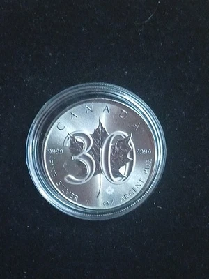 Maple Leaf 2018 1 oz Silbermünze - 30 Jahre - Bild 1 von 2