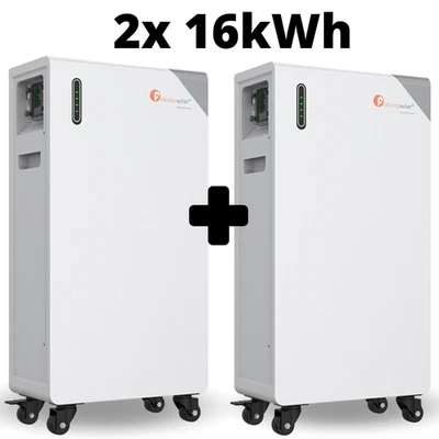 FELICITY SOLAR 2x 16kWh LV Batteriespeicher LiFePO4 Stromspeicher Solarspeicher Felicity 32kWh