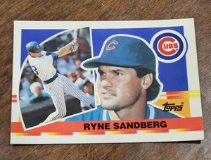 1990 TOPPS BIG BASEBALL SERIES 1 RYNE SANDBERG # 75 CHICAGO CUBS - Picture 1 of 2