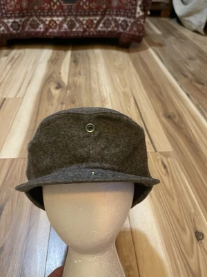 Boné Newsboy Stetson Union Made Masculino Grande Cinza Chapéu Faixa de Cabeça de Couro de Lã - Imagem 1 de 4