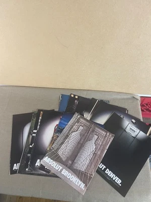 Absolut Vodka Magazine Advertisement USA Cities Lot of 17 Locations - Image 1 of 4