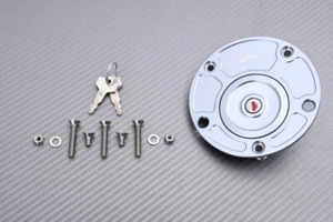 TWM Aluminium Fuel Tank Gas Cap YAMAHA BT 1100 Bulldog 2005-2007 Ref TYC.01.A - Picture 1 of 3