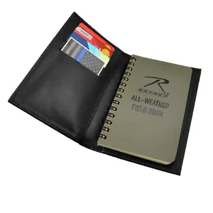 Police Leather Pocket Notebook All Weather Notepad Waterproof Memo Book 3x5 - Picture 1 of 4