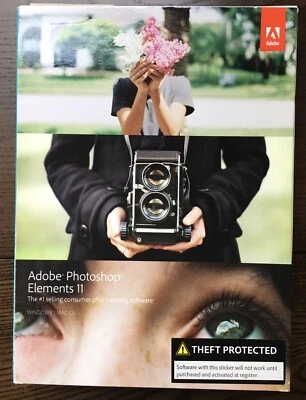 Adobe Photoshop Elements 11 para WIN & MAC *NO FUNCIONARÁ PARA WIN 11* Usado Foto 1 de 2