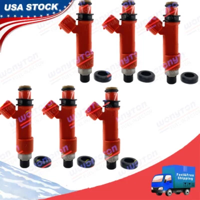 6Pcs FUEL INJECTOR FOR 93-97 TOYOTA LAND CRUISER 96-97 LEXUS LX450 23250-66010 Foto 1 de 4