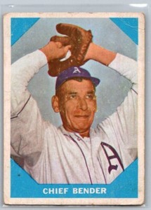 1960 FLEER BASEBALL GREATS 7 CHIEF BENDER