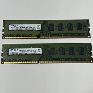 Samsung 4GB 2x2GB 1Rx8 PC3-10600U DDR3-1333 Desktop RAM Memory Dell OptiPlex 580 - Afbeelding 1 van 3