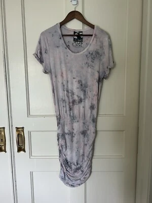 Young Fabulous & Broke Tie Dye Midi Dress Womens Size Medium Pink Gray - Image 1 of 4