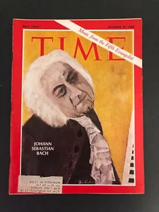 Time Magazine December 27 1968 Johann Sebastian Bach - Foto 1 di 2