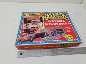 VINTAGE SELTEN DIE HERZÖGE VON HAZZARD MAL- & AKTIVITÄTSBÜCHER SET 1982 - Bild 1 von 16