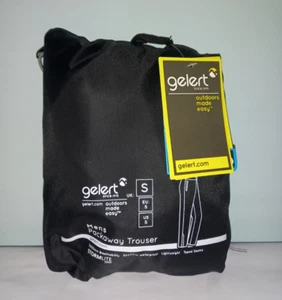 Nuevo pantalón Gelert Pack-away negro pequeño para hombre - Imagen 1 de 8
