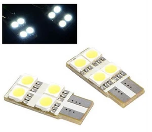 2x Xenon White LED T10 SMD Mirror Puddle Light Step Side Door Courtesy Lamp bulb - Picture 1 of 12