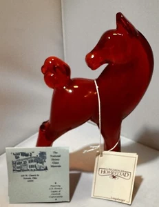 Longaberger Heisey Red Standing Colt With Paperwork By Mosser - Picture 1 of 20