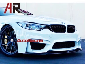 Front Bumper Carbon Fiber Splitter Lip M Performance For 15-Up BMW F80 M3 F82 M4 - Picture 1 of 3