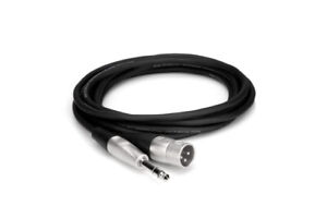 Hosa HSX-000 Pro Balanced Interconnect REAN 1/4 in TRS to XLR3M