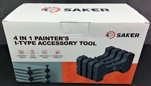 Saker 4 in 1 Painters I-Type Accessory Tool SEALED Paint & Stack Doors & Trim - Picture 1 of 4