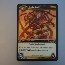 Warcraft TCG Lady Vashj Foil Betrayer 210/264