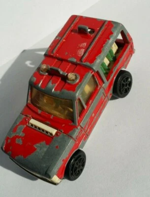 Majorette Red Range Rover Passengers ECH 1/60 No 246 Made In France 3" Rare - Image 1 of 4