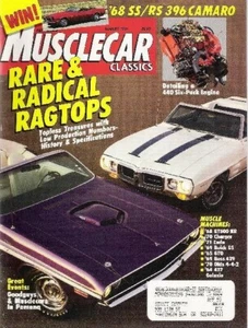 MUSCLECAR CLASSICS 1991 AUG - DROP-TOP MUSCLECARS - Imagen 1 de 1