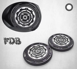 Fit H-D 2014-19 TRIKE Smashing Gear Contrast Cut Rear Speaker Grill - Picture 1 of 8