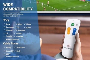 Flipper Big Button Universal Remote USER FRIENDLY Universal Remote Easy Manual - Picture 1 of 11