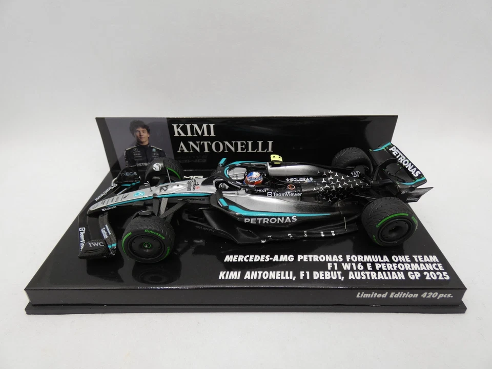Mercedes AMG W16 E Kimi Antonelli #12 Australian GP 2025 Minichamps 1/43 F1 - Photo 1/3