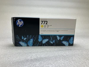 HP 772 Yellow Ink Cartridge CN630A DesignJet Z5200 Z5400 - Picture 1 of 4