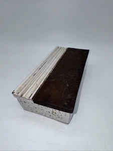 VTG~BITOSSI~ TRINKET BOX~ROSENTHAL-NETTER~BOX~ITALY~brown Ivory - Picture 1 of 9