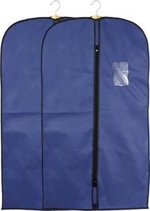 Garment Protector/Men's Suit Cover Solid Plain with Zip Closure For Suit/Coat 2 - Picture 1 of 6