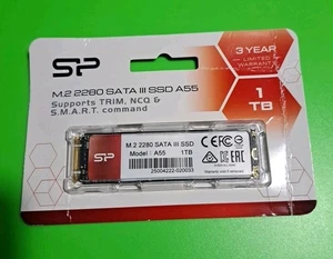 Silicon Power 1TB M.2 2280 SATA III INTERNAL SSD Model : A55  - Picture 1 of 1