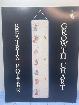 Green Apple Co. Counted Cross Stitch Leaflet - BEATRIX POTTER GROWTH CHART - Image 1 of 2
