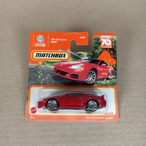 Matchbox 1994 Mitsubishi 3000GT #68 Red Short Card - Bild 1 von 2