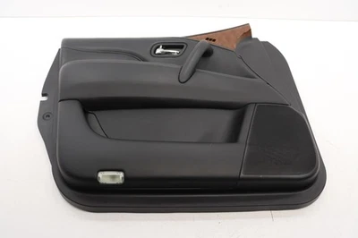 INFINITI QX80 2018-2024 PUERTA DELANTERA IZQUIERDA MOLDURA INTERIOR PANEL CUBIERTA FABRICANTE DE EQUIPOS ORIGINALES NEGRO_G Foto 1 de 4