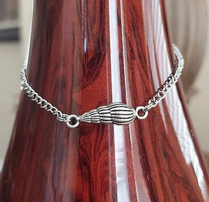 Seashell Snail Anklet Ankle Charm Bracelet Silver Stainless Steel Jewelry Foot - Picture 1 of 3