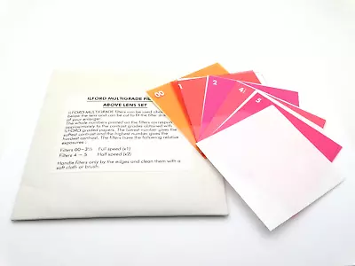 Ilford 8.9 x 8.9cm 12 Piece Promotional Filter Set - For Above Lens Use - Image 1 of 2