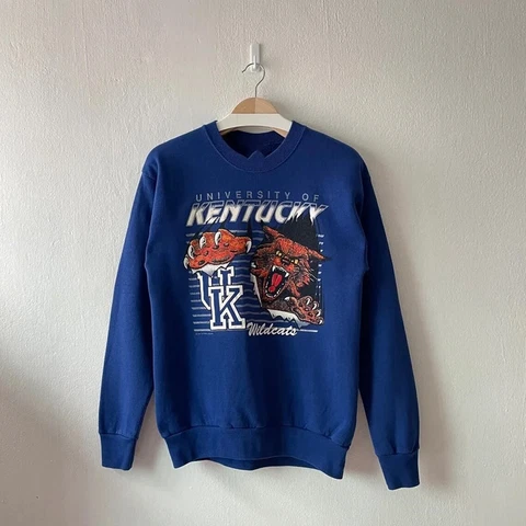Vintage 1990 University of Kentucky Wildcats Crewneck Sweatshirt J3198623 Cover