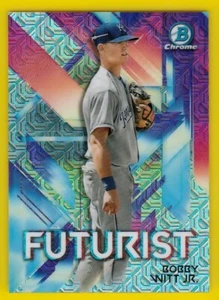 2021 BOWMAN CHROME FUTURIST FUT-BW BOBBY WITT JR MEGA BOX MOJO REFRACTOR - Picture 1 of 1