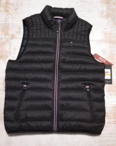 NEW Tommy Hilfiger Puffer Vest Ladies Womens Black Color 159AN478 - Picture 1 of 11
