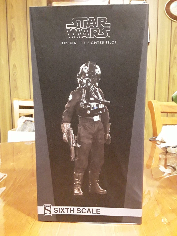 Figura 1:6 exclusiva de Star Wars Imperial TIE Fighter Pilot Sideshow  Foto 1 de 4