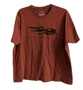 Sitka Gear Icon Mens XL Short Sleeve T Shirt Orange Red Hunting Fishing Camp - Bild 1 von 3