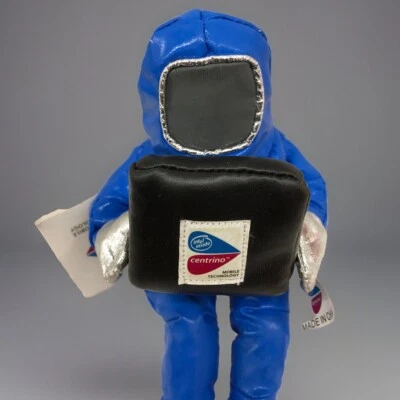 NOS Vtg Intel Technician Plush Inside Centrino Blue Bunny People Tech Merch 90’s - Image 1 of 4