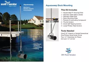 1 PS Dock Mount Enteiserer Rührwerk Muck Blaster Umwälzpumpe, 115 V 50' Kabel Belüfter - Bild 1 von 7