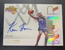 Kevon Harris 2022-23 Panini Noir 01/10 Auto Shadow Signatures RC  Magic #SHS-KHA