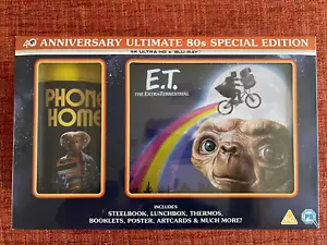 ET - THE ET TIME CAPSULE [4K UHD STEELBOOK + EXTRAS] NEW & SEALED - Picture 1 of 2