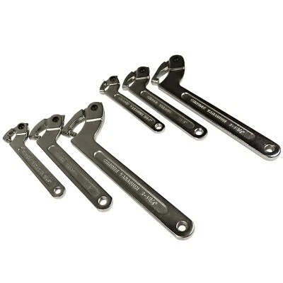 Adjustable Hook & Pin Wrench C Spanner Tool Set 6pc Motamec  - Image 1 of 4