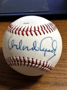ORLANDO CEPEDA SIGNED AUTOGRAPHED OAZL BASEBALL! Giants! HOF! - Picture 1 of 2